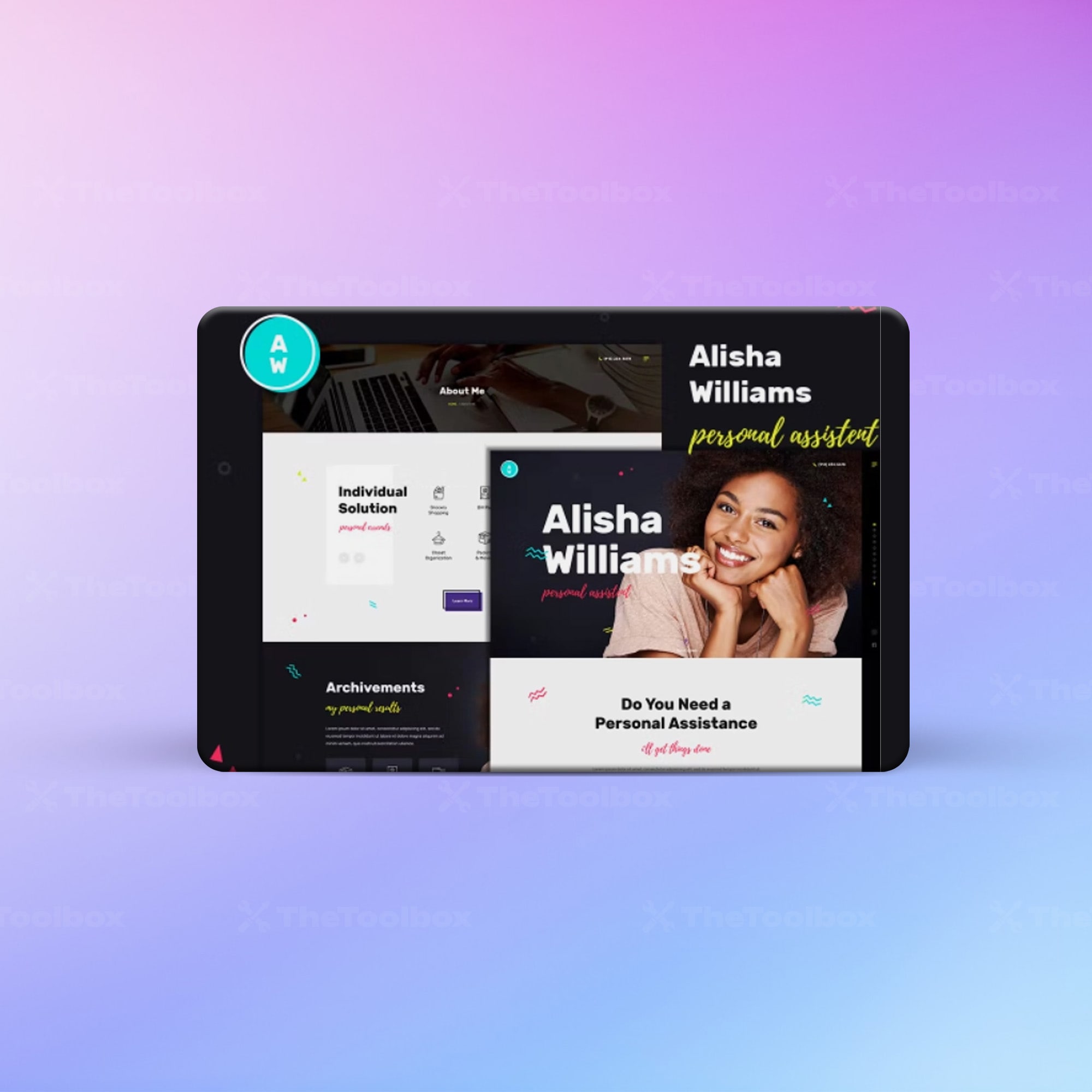 A.Williams WordPress Theme-min A.Williams WordPress Theme - Imagen 1
