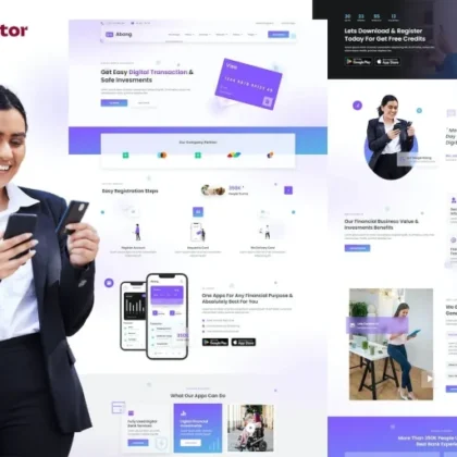 Abang – Digital Bank & Financial Investment Elementor Template