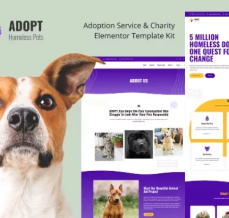 Adopt – Adoption Service & Charity Elementor Template
