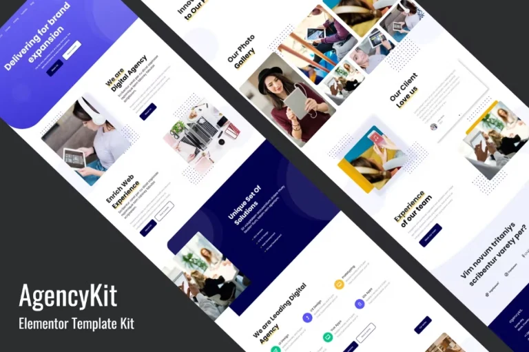 Agency – Portfolio Elementor Template Kit Agency – Portfolio Elementor Template Kit - Imagen 1
