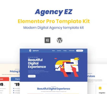 AgencyEz – Elementor Pro Template