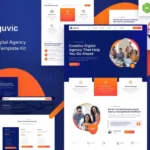 Aguvic – Creative Digital Agency Elementor Template