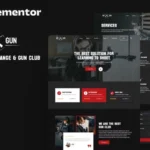 Aimgun – Shooting Range & Gun Club Elementor Template