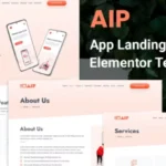 Aip – App Landing Elementor Template