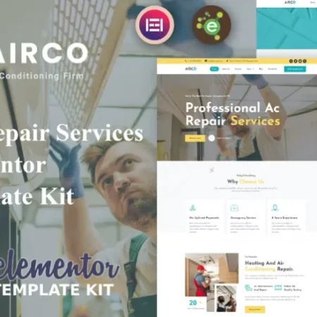 Airco – AC Repair Services Elementor Template