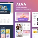 Alva – Creative Agency Elementor Template