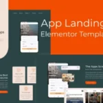 Appiah – App Landing Page Elementor Template