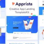 Apprista – Creative App Landing Elementor Template