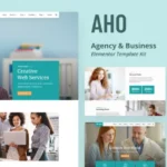 Aho – Agency & Business Elementor Template
