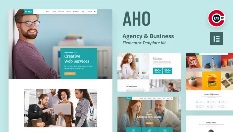 http-::templatekits.c-kav.com:demo3:aho:?storefront=envato-elements Aho – Agency & Business Elementor Template - Imagen 1