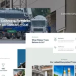 Anteri – Concrete Services Elementor Template