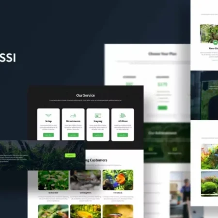 Aquassi – Aquascape Shop Elementor Template
