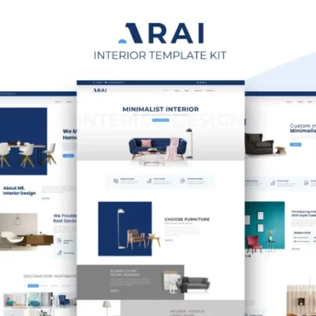 Arai | Interior & Furniture Elementor Template