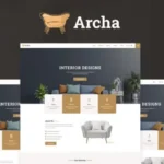 Archa – Interior Design & Architecture Elementor Template