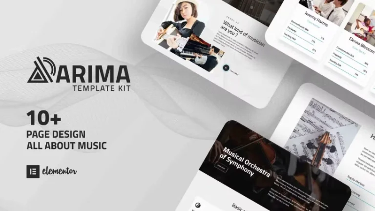 Arima – Musical Symphony Elementor Template Arima – Musical Symphony Elementor Template - Imagen 1
