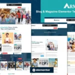 Armanee – Blog & Magazine Elementor Pro Template