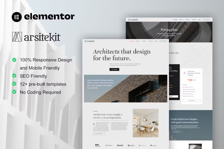 Arsite – Architecture & Construction Elementor Pro Template Kit Arsite – Architecture & Construction Elementor Pro Template Kit - Imagen 1