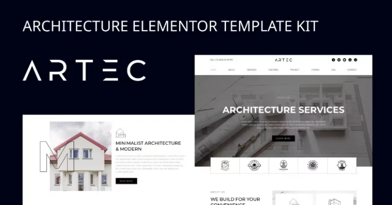 Artec – Architecture Elementor Template Artec – Architecture Elementor Template - Imagen 1