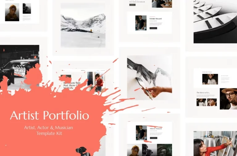 Artisio | Artist, Actor & Musician Elementor Template Artisio | Artist, Actor & Musician Elementor Template - Imagen 1