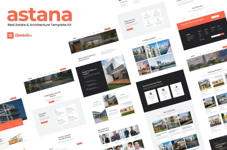 Astana – Real Estate & Architecture Elementor Template Astana – Real Estate & Architecture Elementor Template - Imagen 1