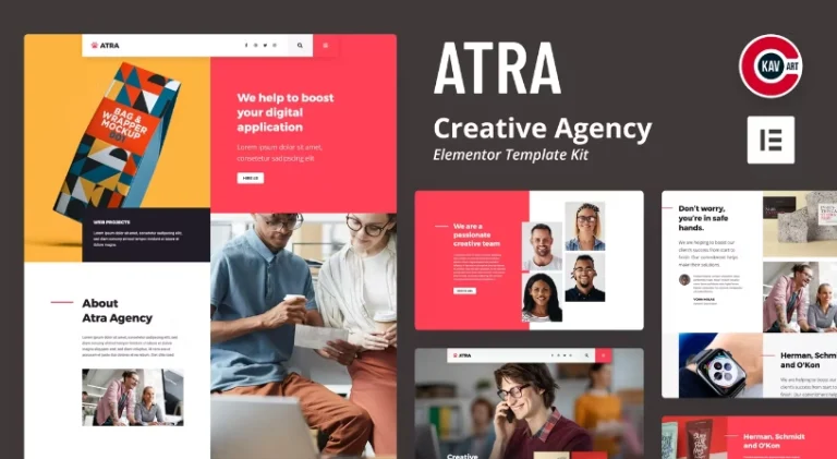 Atra – Creative Agency Elementor Template Atra – Creative Agency Elementor Template - Imagen 1