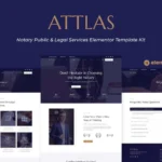 Attlas – Notary Public & Legal Services Elementor Template
