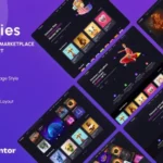 Axies – NFT Portfolio Elementor Template