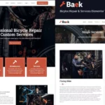 Baek – Bicycle Repair & Service Elementor Template