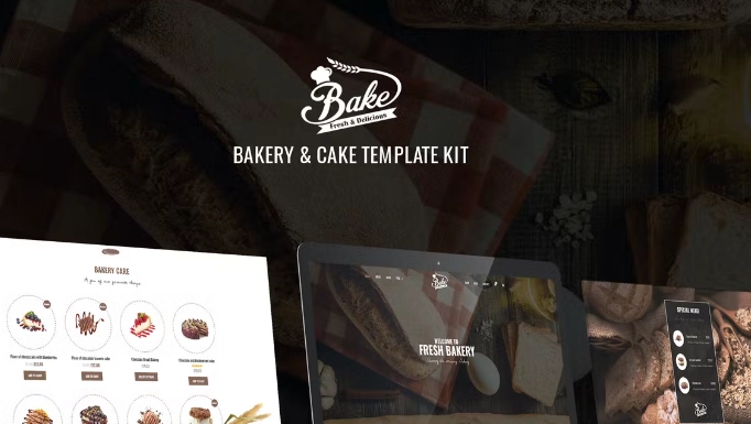 Bake – Bakery & Cake Elementor Template Bake – Bakery & Cake Elementor Template - Imagen 1