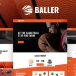 Baller – Basketball Team & Sports Club Elementor Template