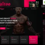 Baltoo – Tattoo Studio and Artist Elementor Template