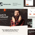 BarberLabs – Barber Shop Elementor Template