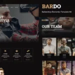 Bardo – Gentleman Barbershop Elementor Template