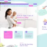 Bcare – Baby Care Services Elementor Template