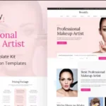 Beautify – Makeup Artist & Hair Stylist Elementor Template