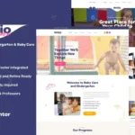 Bebio – Kindergarten & Baby Care Elementor Template