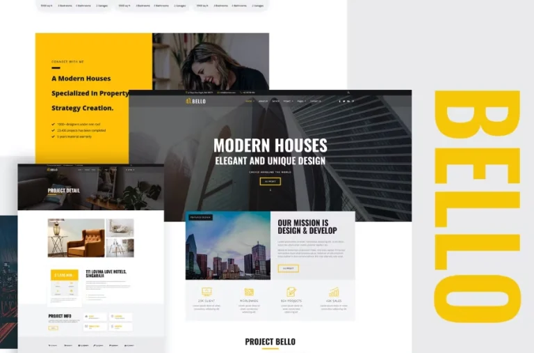 Bello – Real Estate Elementor Template Bello – Real Estate Elementor Template - Imagen 1