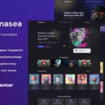 Binasea – NFT Marketplace Elementor Template