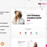 Bioxin – Single Freelancer CV & Portfolio Elementor Template