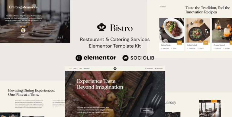 Bistro – Restaurant & Catering Services Elementor Template-min Bistro – Restaurant & Catering Services Elementor Template - Imagen 1