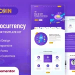 BitzCoin – Crypto Exchange Elementor Template