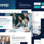 Bizkeep – Bookkeeping & Accounting Service Elementor Template