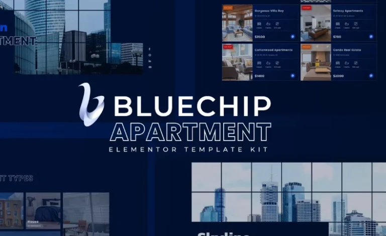 Bluechip – Apartment & Property Elementor Template Bluechip – Apartment & Property Elementor Template - Imagen 1
