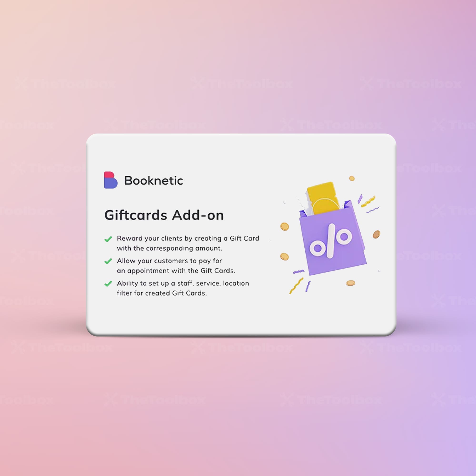 Booknetic Giftcards Addon-min Booknetic Giftcards Addon - Imagen 1