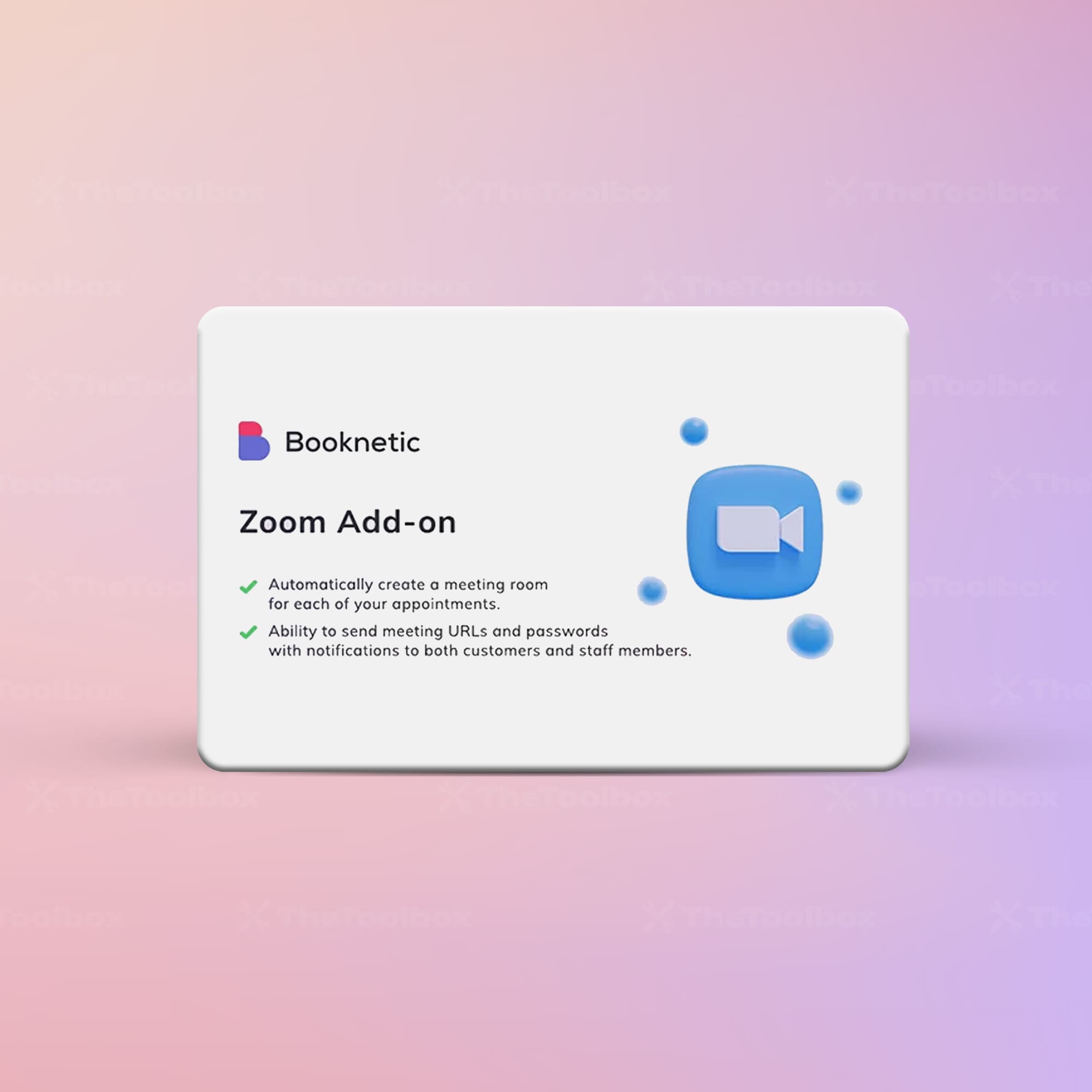 Booknetic Zoom Integration Addon-min Booknetic Zoom Integration Addon - Imagen 1