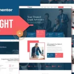 Bright – Lawyer and Firm Elementor Template