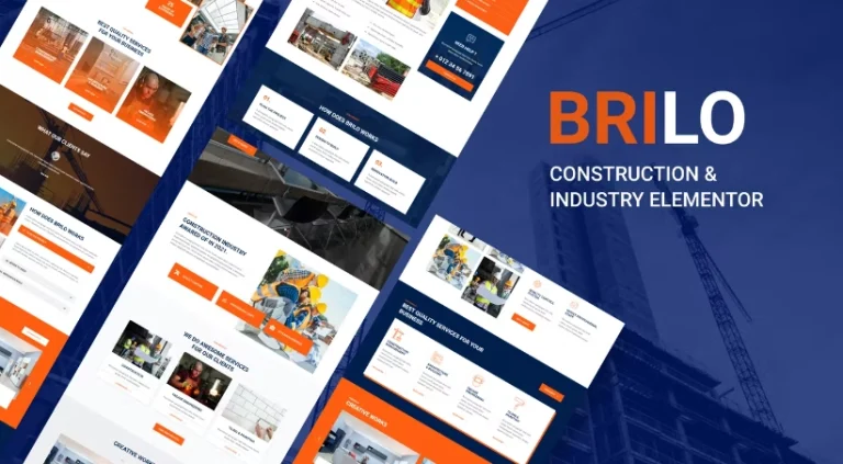 Brilo – Construction & Industry Elementor Template Brilo – Construction & Industry Elementor Template - Imagen 1