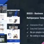 BXSCO – Business Multipurpose Elementor Template
