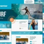 Bsurf – Surfing School Elementor Template