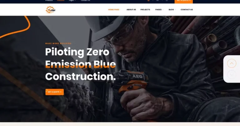 Bulter – Clean Construction Template Bulter – Clean Construction Template - Imagen 1